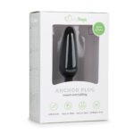Анальна пробка Buttplug чорна, L