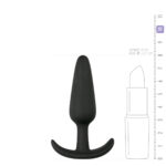 Анальна пробка Buttplug чорна, S
