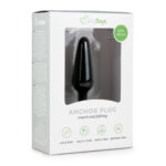 Анальна пробка Buttplug чорна, S