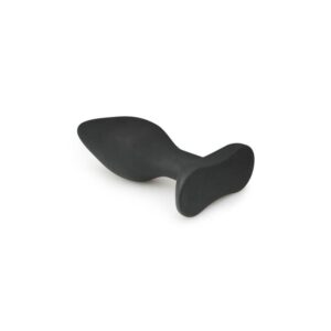 Анальна пробка Easytoys, силіконова, чорна, 12х4 см