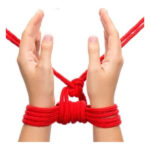 Бондажна мотузка Easytoys, нейлонова, червона, 5 м, колір: червоний