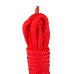 Бондажна мотузка Easytoys, нейлонова, червона, 5 м, колір: червоний