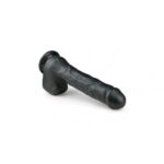 Фалоімітатор Гігант EASYTOYS REALISTIC DILDO BLACK 29.5 CM