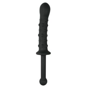 Фалоімітатор з ручкою The Handler Black, чорний, 25 см