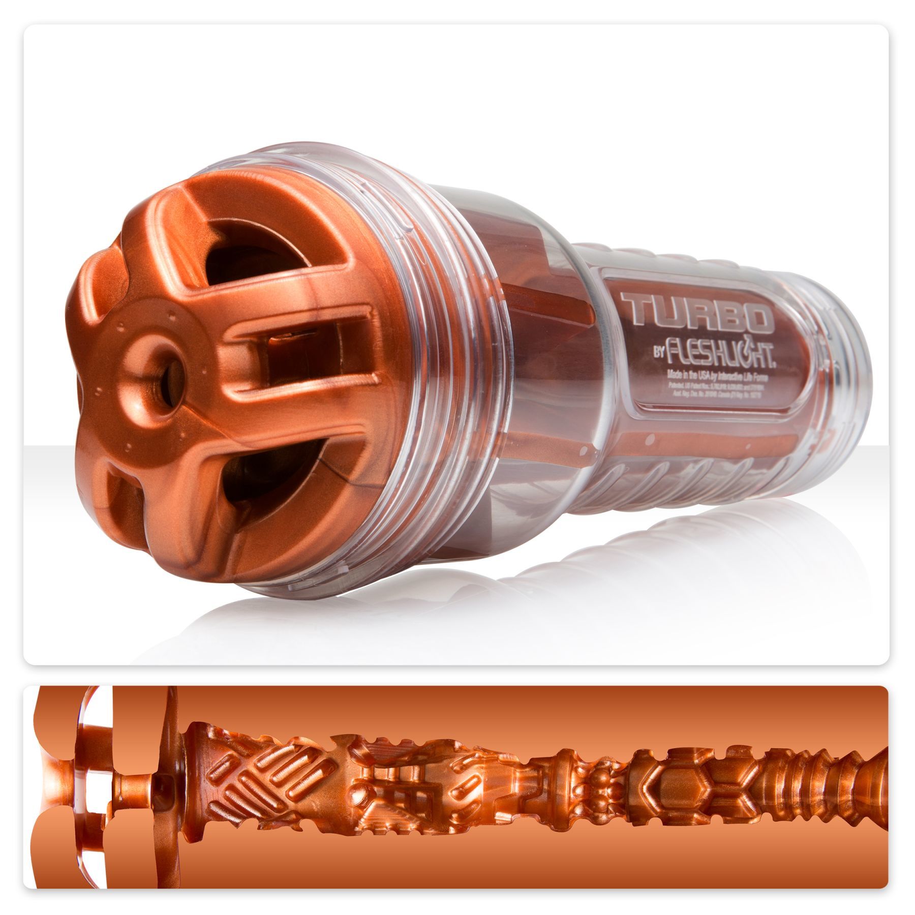 Мастурбатор Fleshlight Turbo Ignition Copper (імітатор мінету) Мастурбатор Fleshlight Turbo Ignition Copper (імітатор мінету)