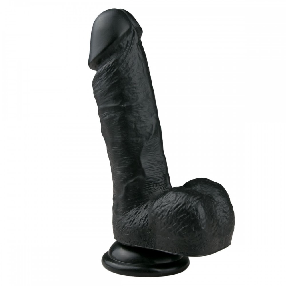 Фалоімітатор EasyToys Realistic Dildo - 17,5 см чорний Фалоімітатор EasyToys Realistic Dildo - 17,5 см чорний