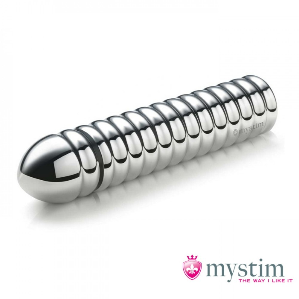 Фалоімітатор для електросексу, рельєфний Mystim 20 х 4.5 см Фалоімітатор для електросексу, рельєфний Mystim 20 х 4.5 см