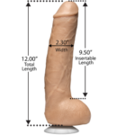 Фалоімітатор гігант (друга шкіра) Doc Johnson John Holmes Realistic Cock