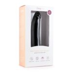 Фалоімітатор реалістичний на присосці Easytoys чорний, 21 х 3.4 см