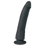 Фалоімітатор реалістичний на присосці Easytoys чорний, 21 х 3.4 см
