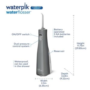 Іригатор Waterpik WF-03 Gray Cordless Revive