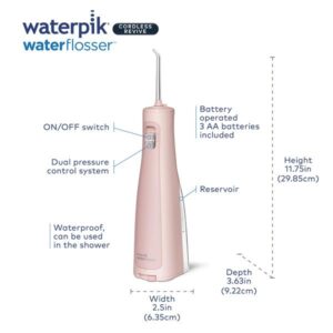 Іригатор Waterpik WF-03 Pink Cordless Revive