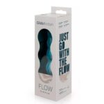 Скляний дилдо Gildo Ocean Flow, великі намистини, силіконова основа