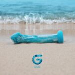 Скляний дилдо Gildo Ocean Ripple, об’ємна головка