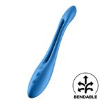 Універсальний гнучкий вібратор для пар Satisfyer Elastic Game Dark Blue