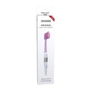 Іонна зубна щітка IONICKISS Original Ultra Soft, дуже м’яка широка, рожева