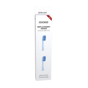 Насадки для іонної щітки IONICKISS Ultra Soft, дуже м’які, блакитні (2 шт.)