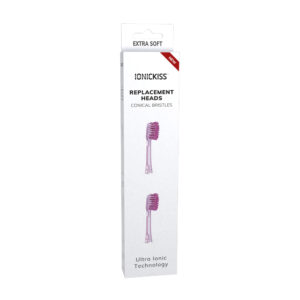 Насадки для іонної щітки IONICKISS Ultra Soft, дуже м’які, рожеві (2 шт.)