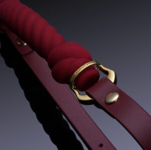 Кляп у формі джгута з вузлами UPKO Desire for Mouth Bondage Collection, червоний