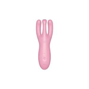 Кліторальний смарт-вібратор Satisfyer Threesome 4 Pink з трьома пальчиками