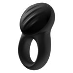 Кільце ерекційне Satisfyer SIGNET RING із підключенням до додатку, чорне