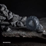 Ерекційне кільце-шина Boners Tire Cock Ring – Grey, внутрішній діаметр 2,5 см