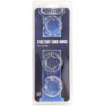 Ерекційне кільце MenzStuff Stretchy Cock Rings, прозоре