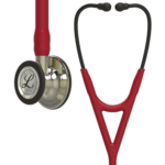 Стетоскоп серії Littmann Cardiology IV, бордовий з головкою шампань