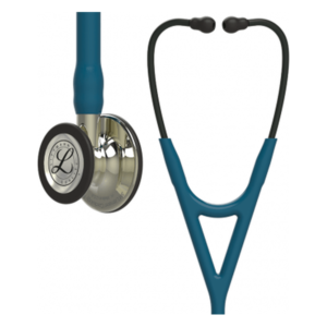 Стетоскоп серії Littmann® Cardiology IV™, блакитний із головкою кольору шампань