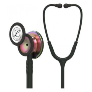 Стетоскоп серії Littmann® Classic III™, чорний із головкою кольору радуги
