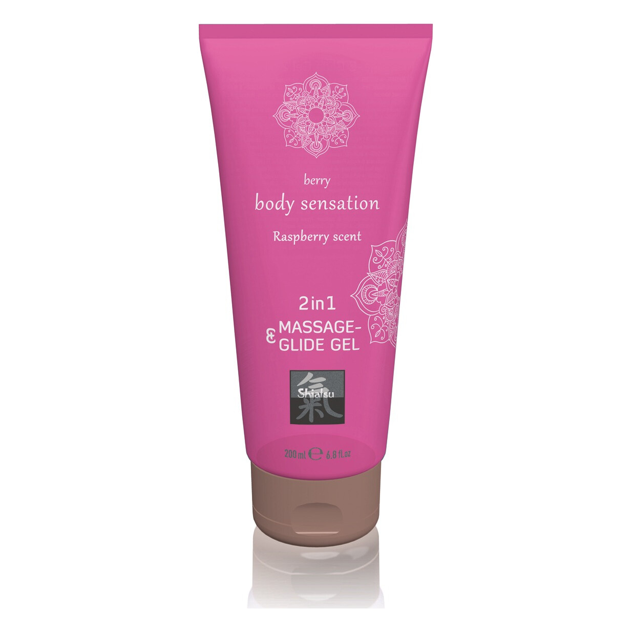 Лубрикант та масажне олія 2 в 1 HOT SHIATSU Massage-& Glide gel 2 in1 Raspberry scent, 200 мл Лубрикант та масажне олія 2 в 1 HOT SHIATSU Massage-& Glide gel 2 in1 Raspberry scent, 200 мл