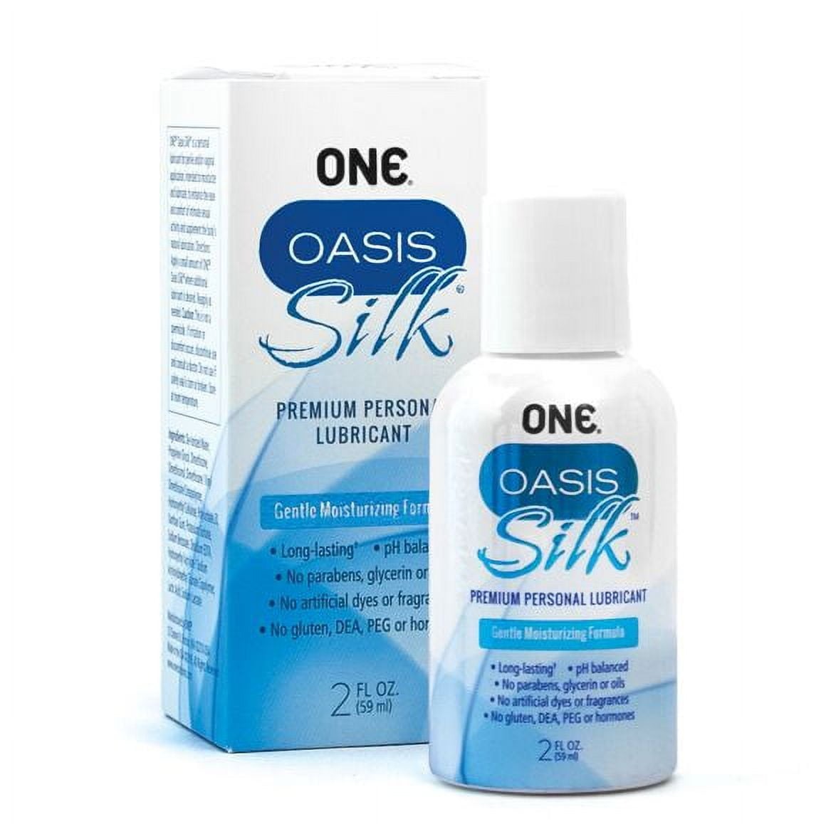 Лубрикант гібридний ONE Oasis Silk, 59 мл Лубрикант гібридний ONE Oasis Silk, 59 мл