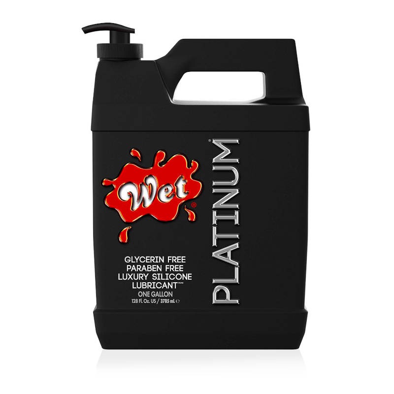 Лубрикант на силіконовій основі WET Platinum One Gallon 3785 мл Лубрикант на силіконовій основі WET Platinum One Gallon 3785 мл