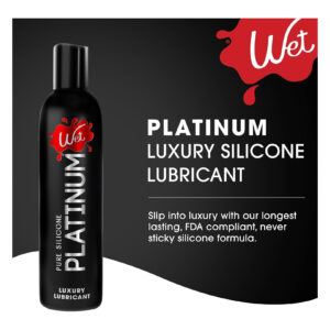 Лубрикант на силіконовій основі Wet Platinum Premium Lubricant, 124 мл