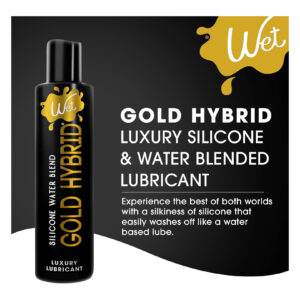 Лубрикант водно-силіконовий Wet Gold Hybrid, 89 мл