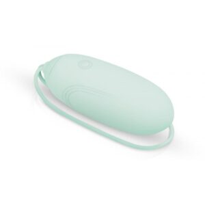 Віброяйце з дистанційним пультом Luv Egg, силіконове, зелене, 6.5 х 3.5 см