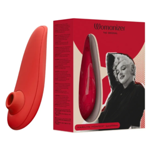 Вакуумний стимулятор клітора Womanizer Marilyn Monroe Vivid Red