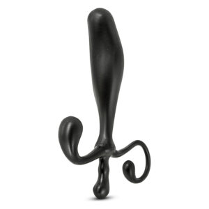 Масажер простати Blush Anal Adventures чорного кольору, 12.4 см х 2.5 см