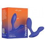 Смарт-вібромасажер простати We-Vibe Vector+ ROYAL BLUE, пульт ДК, регульований кут нахилу