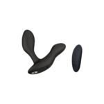 Смарт-вібромасажер простати We-Vibe Vector+ CHARCOAL BLACK, пульт ДК, регульований кут нахилу