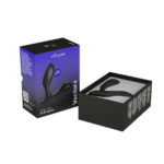 Смарт-вібромасажер простати We-Vibe Vector+ CHARCOAL BLACK, пульт ДК, регульований кут нахилу