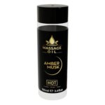 Масажна олія HOT Massage Oil Amber Musk з ароматом бурштинового мускусу, 100 мл