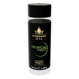 Масажна олія HOT Massage Oil Tropical Fruit з ароматом тропічних фруктів, 100 мл