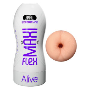 Мастурбатор у колбі Alive Maxi Flex з анальним отвором