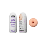 Мастурбатор-анус в колбі Alive Flex Anal M бежевий, 16 х 6.5 см