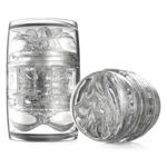 Двосторонній мастурбатор Fleshlight Quickshot Stoya, наскрізний, зі зліпка вульви та ануса