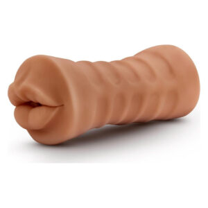 Мастурбатор реалістичний у вигляді рота Blush M For Men Isabella з віброкулею, мулатка