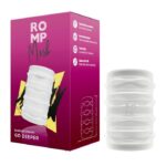 М’який мастурбатор Romp Mosh Transparent, двосторонній, наскрізний, для пар та мінету