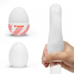 Мастурбатор-яйце Tenga Egg Tube, рельєф з поздовжніми лініями