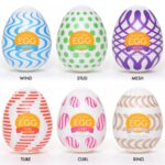Мастурбатор-яйце Tenga Egg Tube, рельєф з поздовжніми лініями